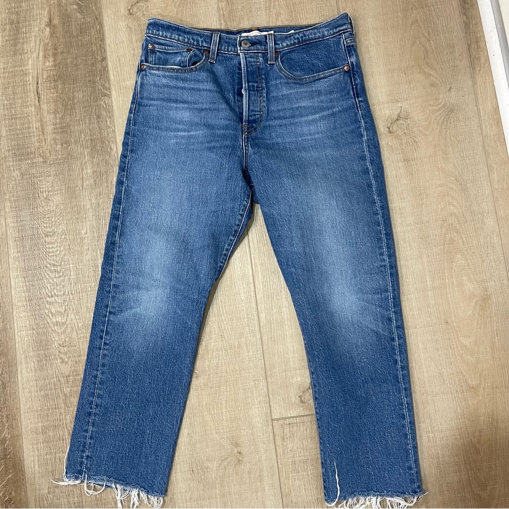 Levi's Blue Straight Leg Women's Jeans